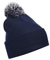 WICK GOLF CLUB POM-POM BEANIE HAT WITH EMBROIDERED LOGO